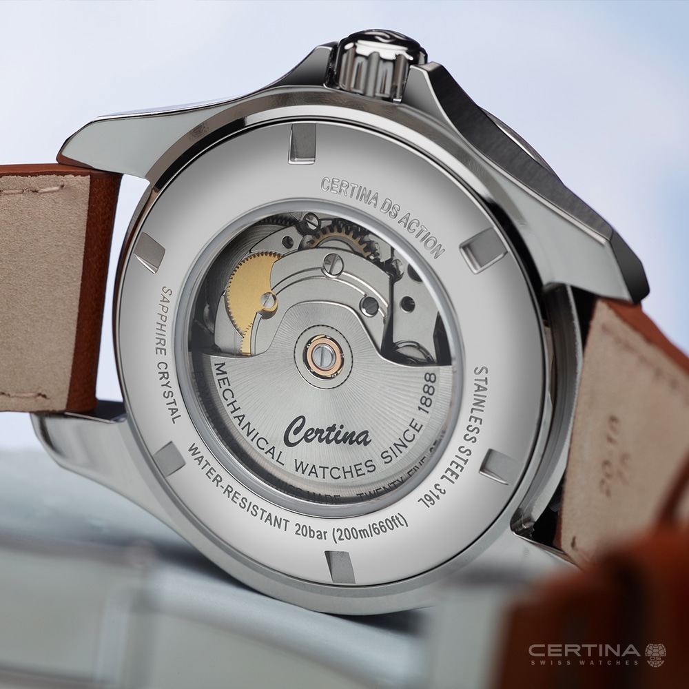 Men Automatic DS Action Day Date Powermatic 80 watch by Certina